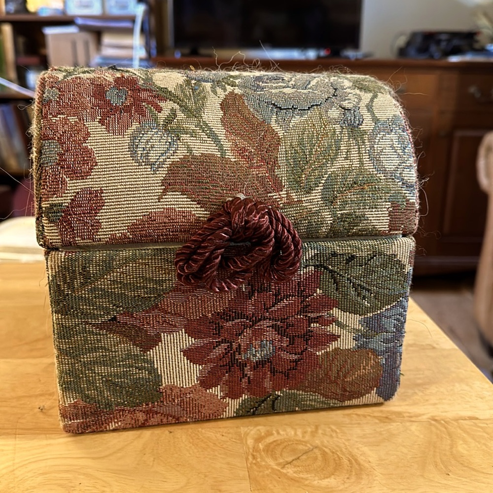 Upholstered Jewelry Box